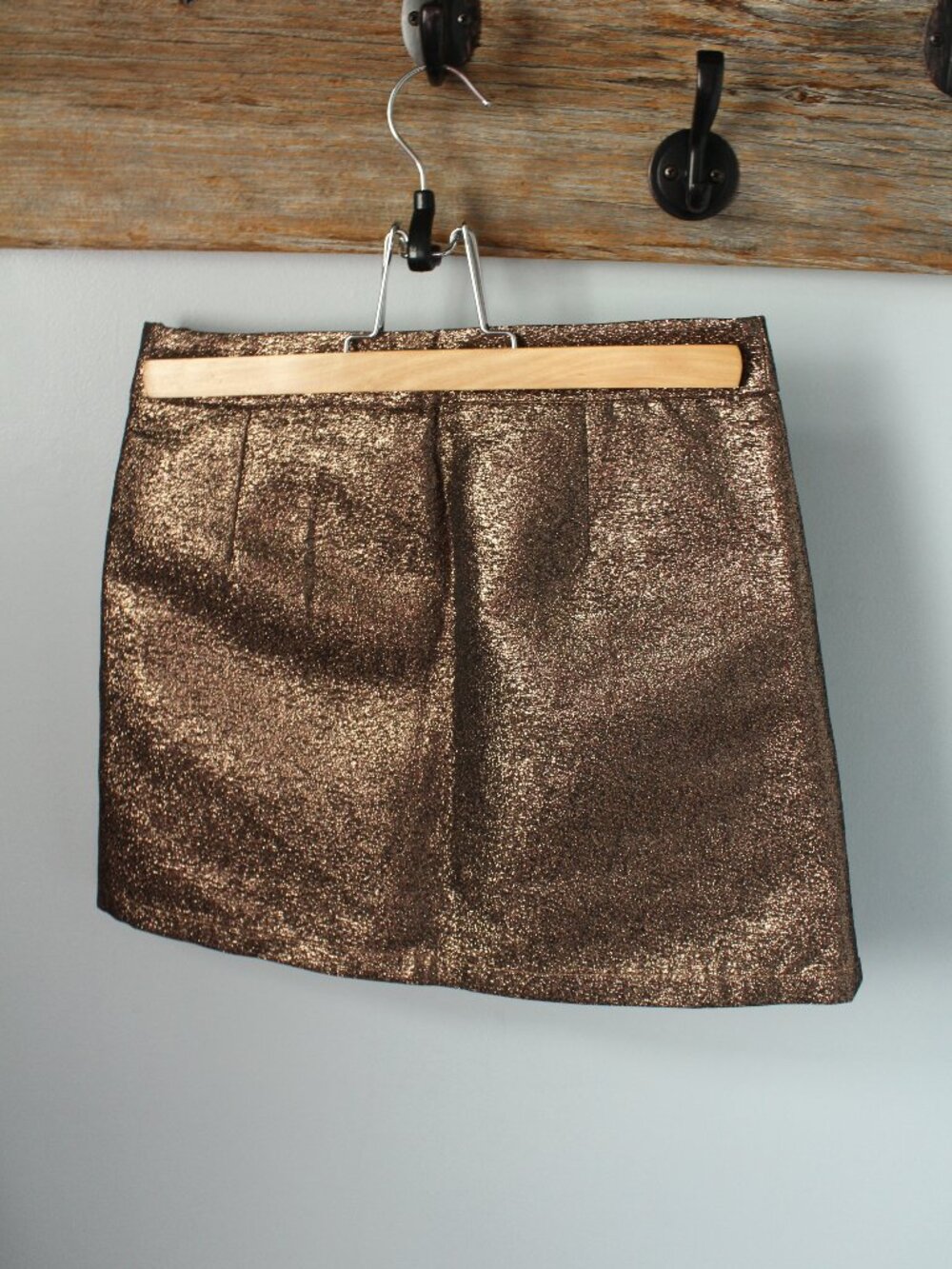 Gap Kids Size 10 Bronze Foil Skirt /Shorts